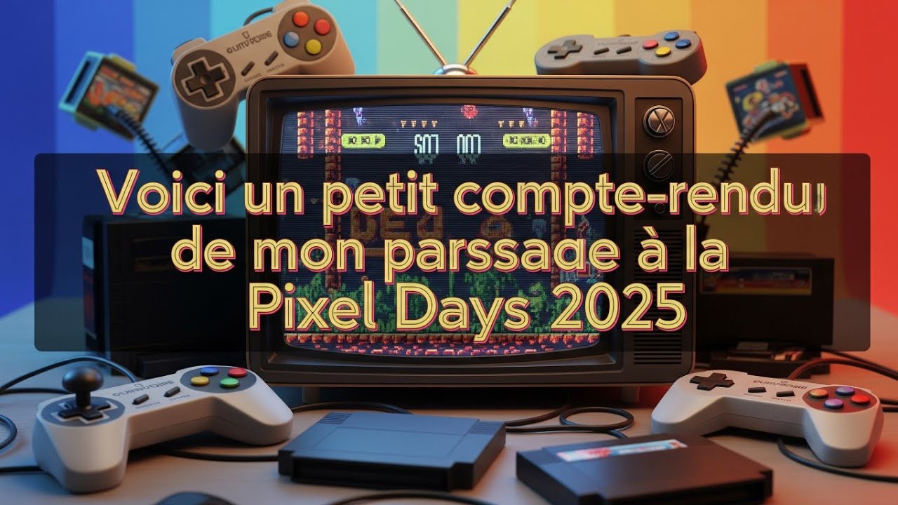 Voici un petit compte-rendu de mon passage à la Pixel Days 2025 😁