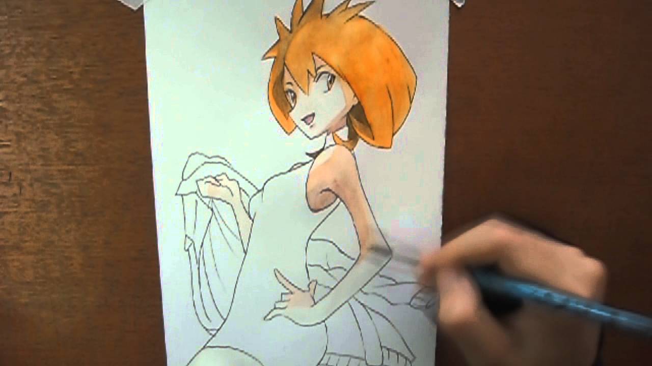 Speed Drawing - Brigette from Pokemon R&S