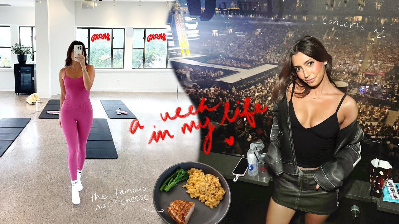 a week in my life: AUGUST | concerts, friends, workouts, etc