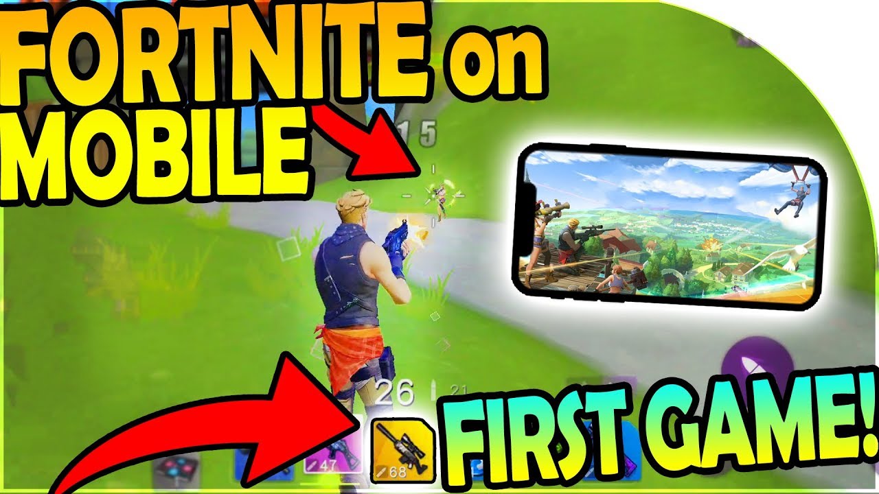 FORTNITE MOBILE CLONE *OUT NOW!* - My FIRST GAME - Fortcraft Battle Royale Gameplay Android / iOS