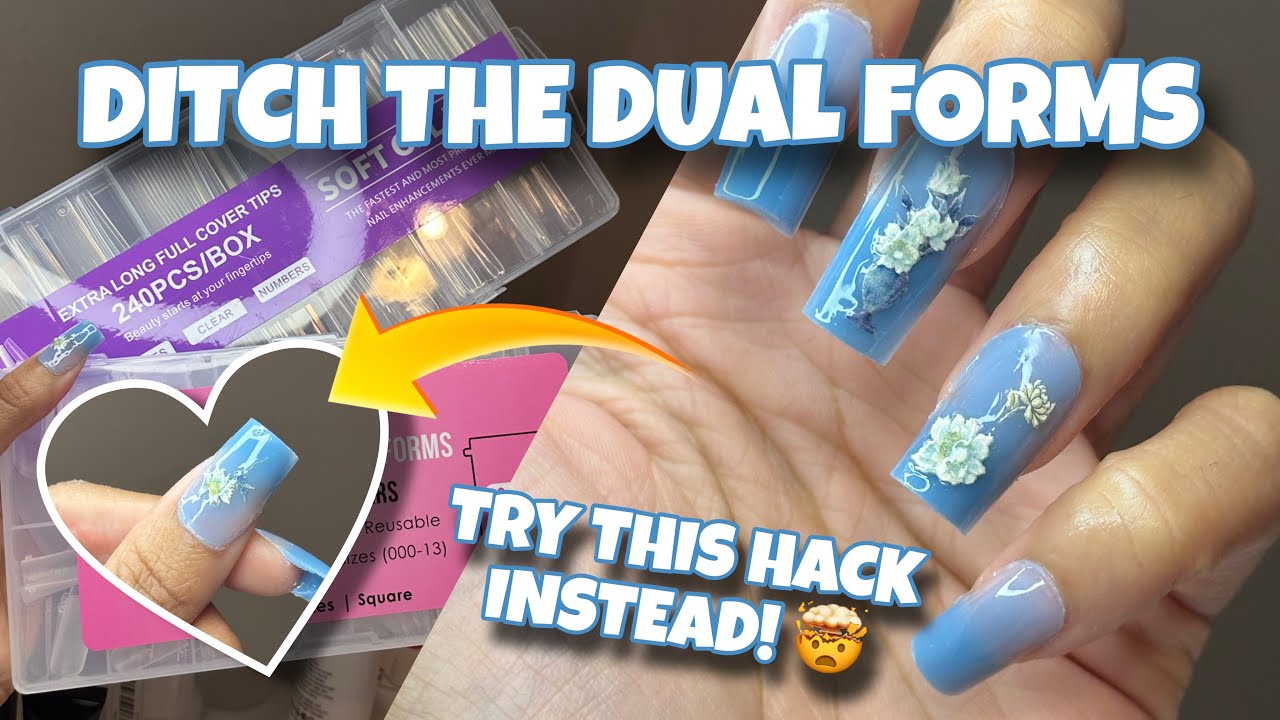 Testing FULL COVER Nail Tips as Dual Forms... Does It Work?!