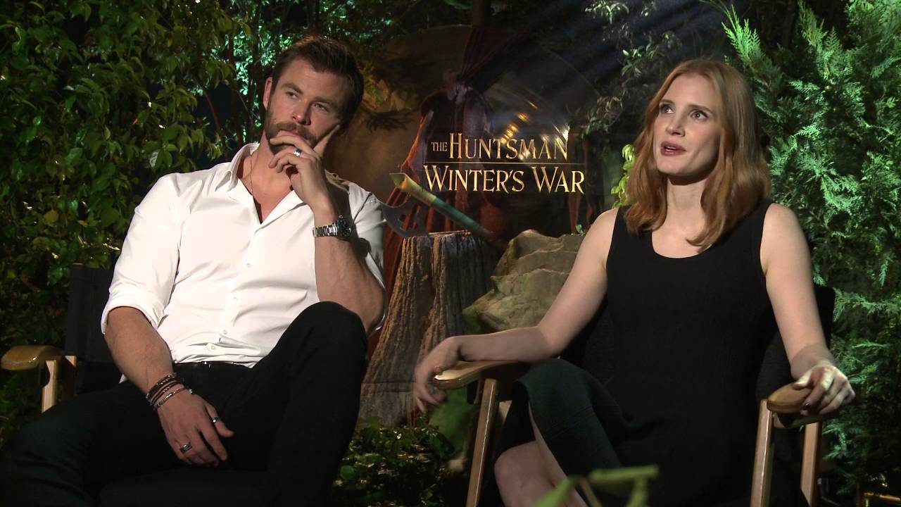 The Huntsman Winter's War Interview - Chris Hemsworth & Jessica Chastain