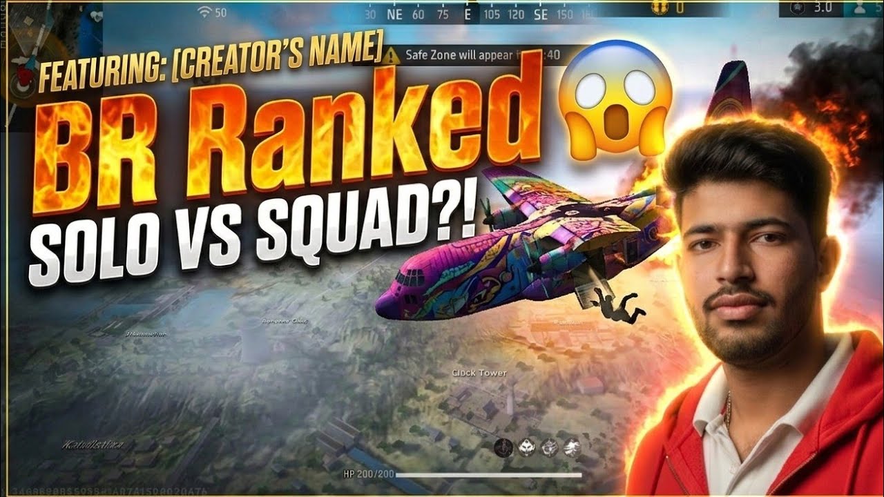 BR RANKED GAME PLAY || SOLO VS SQUAD || Free Fire 