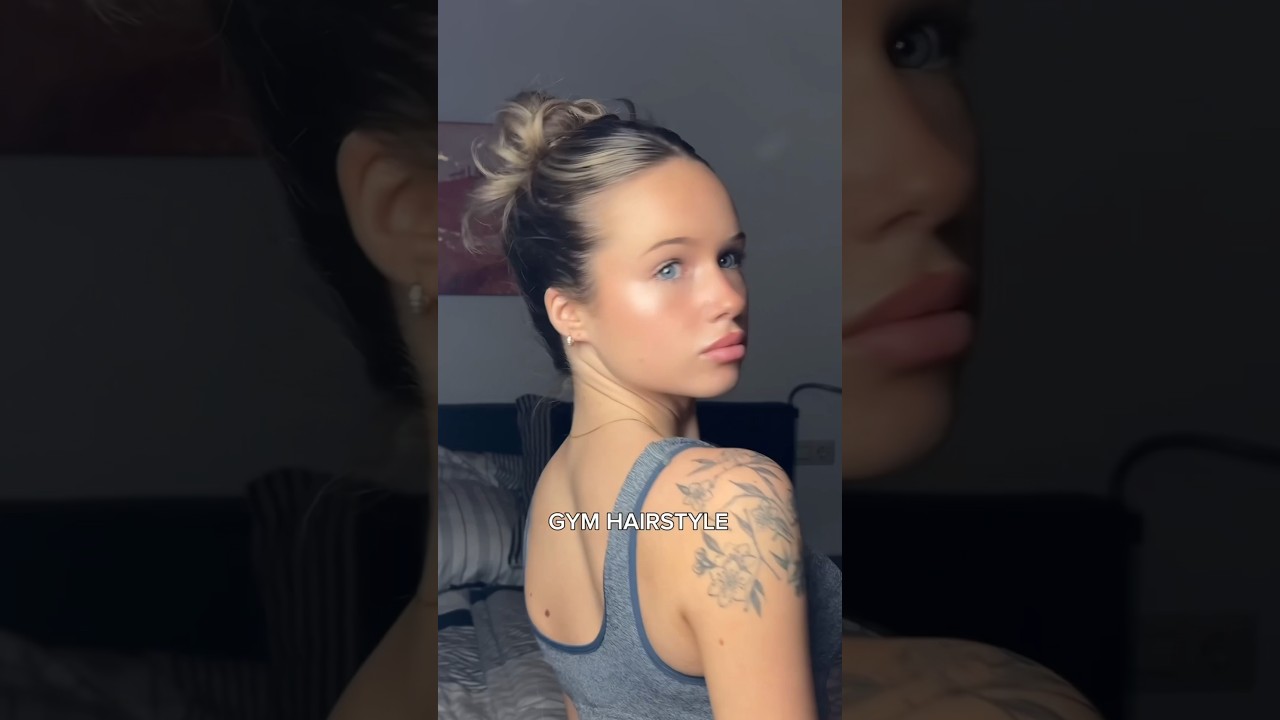 one of my fav gym hairstyles! 