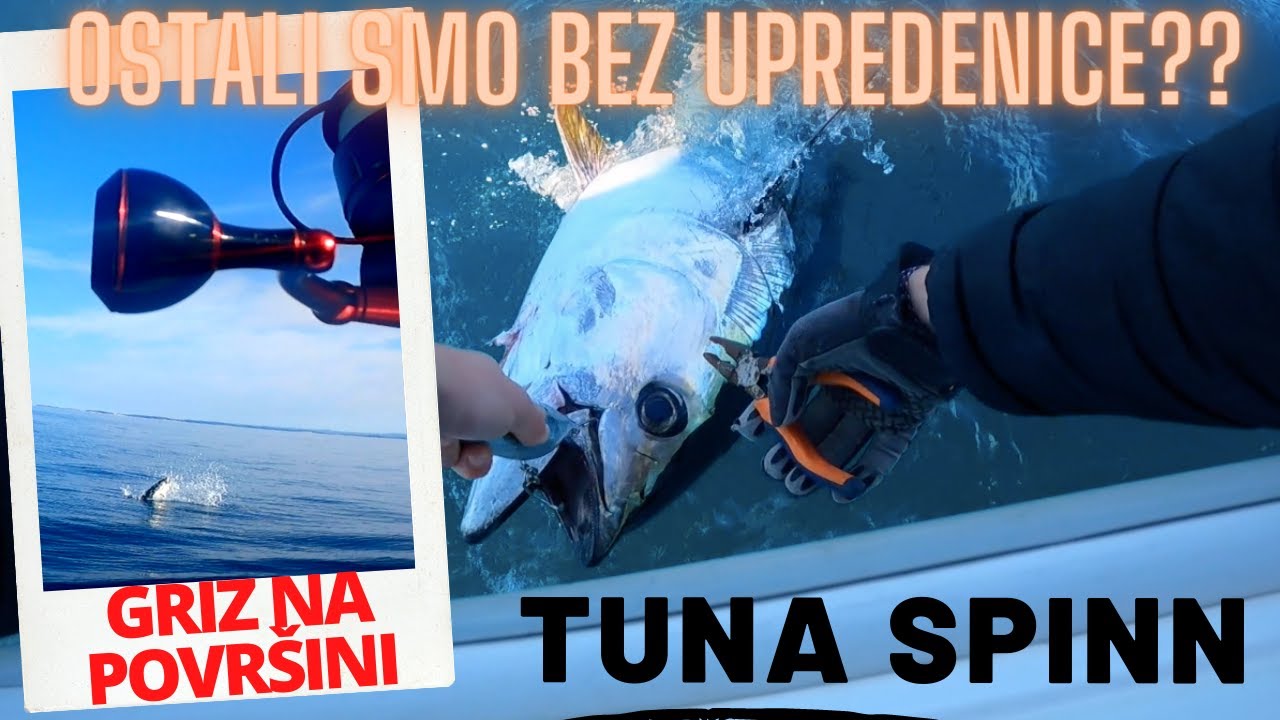 GRIZ TUNE NA POVRŠINI // GRIZ 5 M OD BRODA =BLUEFIN TUNA SPINNING MADNESS Croatia season 4 FINALE