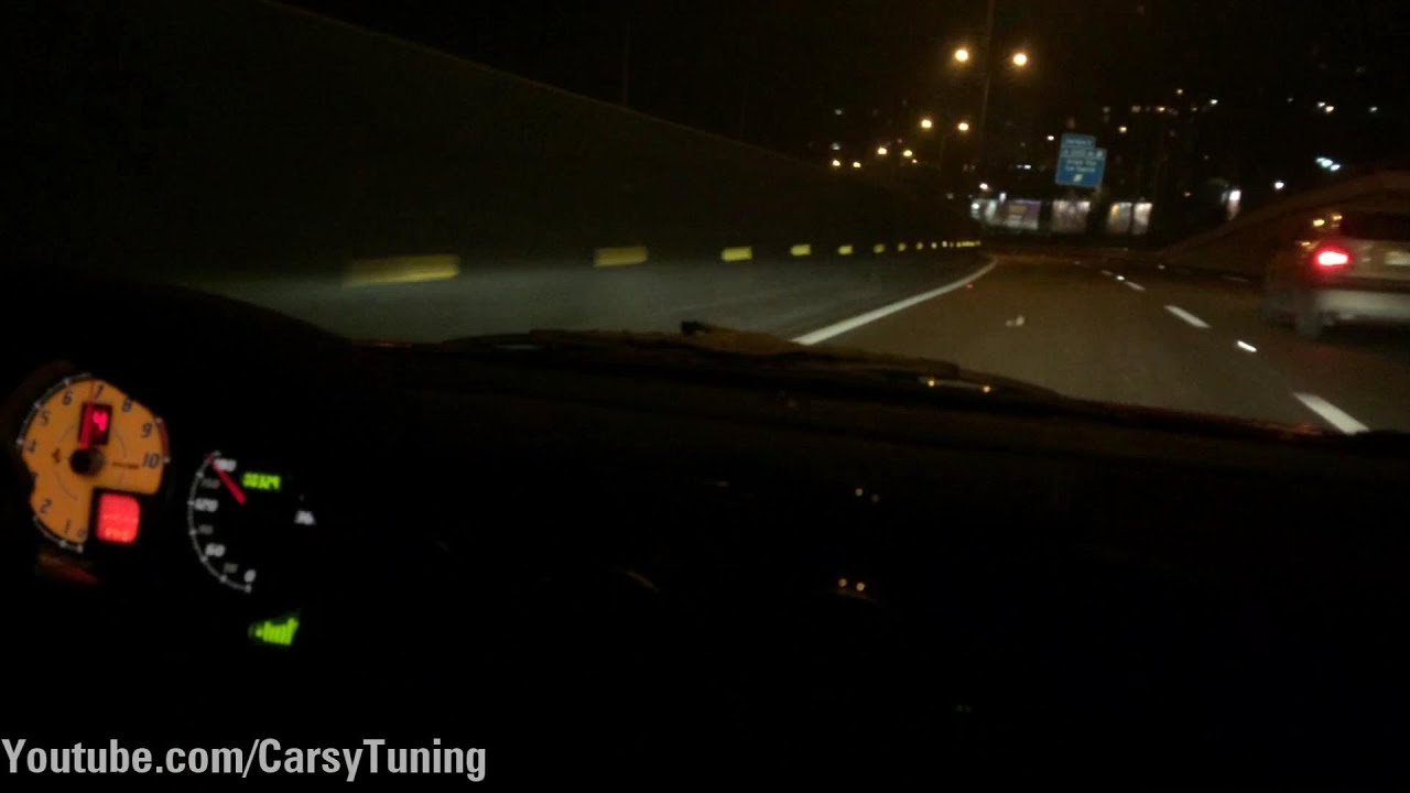 Ferrari 430 Scuderia - On Board, Start, BRUTAL Acceleration Sounds