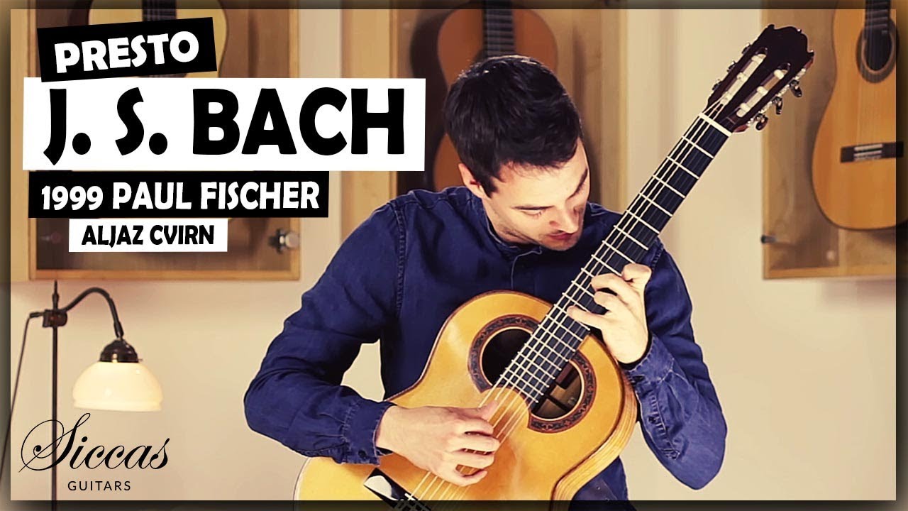 J. S. Bach - Violin sonata BWV 1001 Presto played by Aljaž Cvirn on a 1999 Paul Fischer - Simplicio