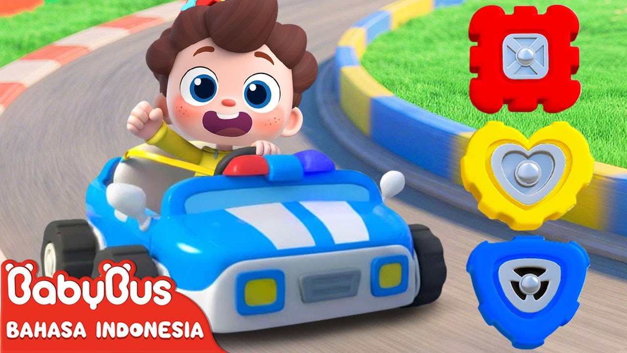 Roda Mobil Polisi Hilang🚓 | Lagu Mobil |  Lagu Anak-anak | Ayo ! Neo | BabyBus Bahasa Indonesia