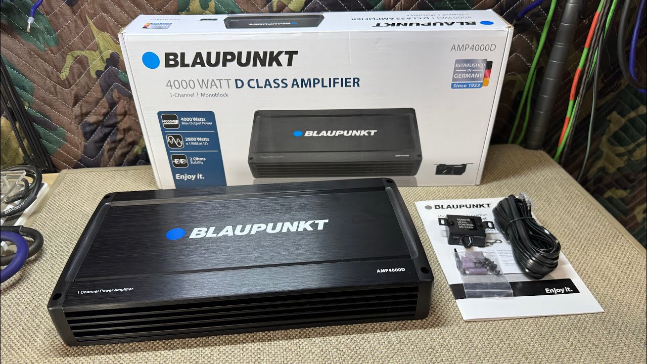 Blaupunkt AMP4000D Overview and Amp Dyno