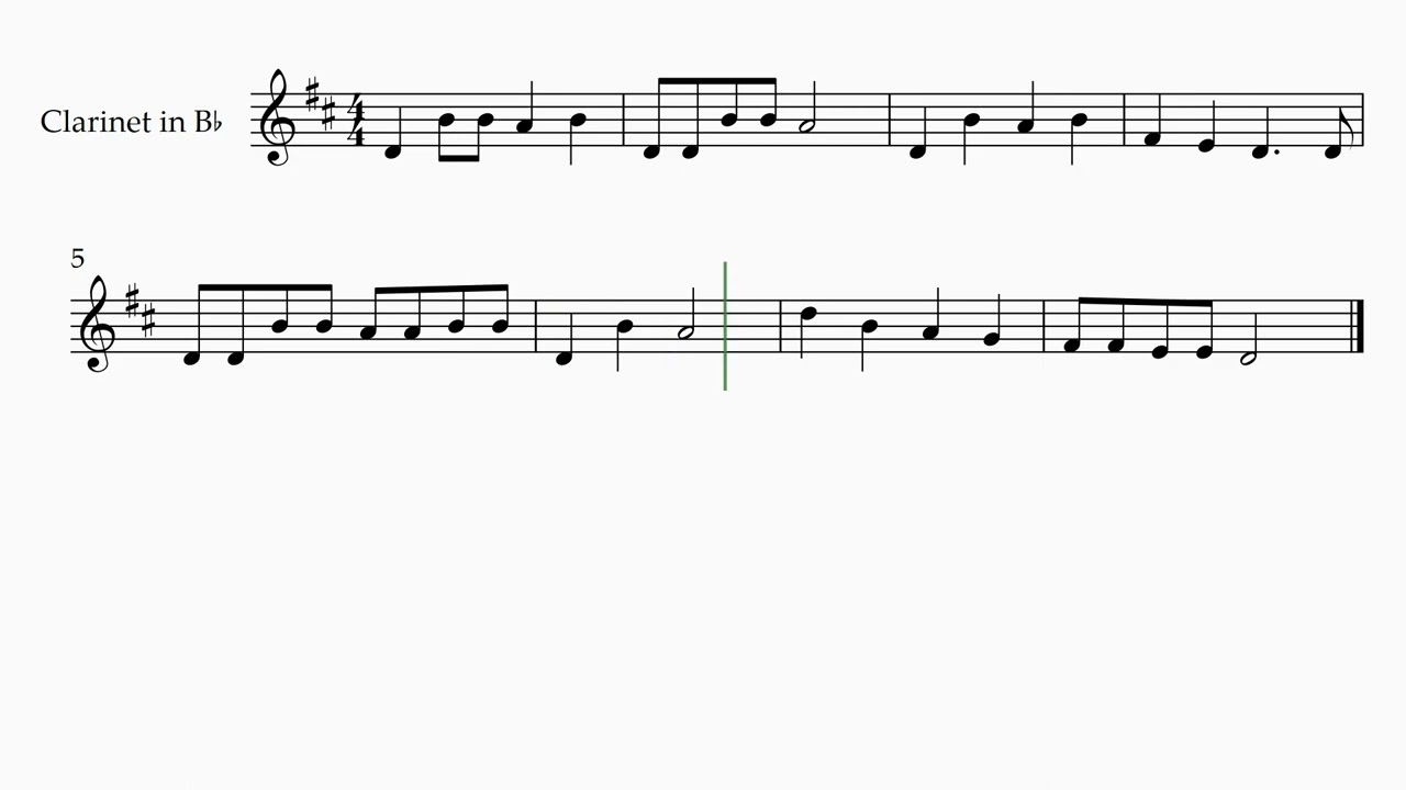 Five Little Monkeys | Clarinet Sheet Music