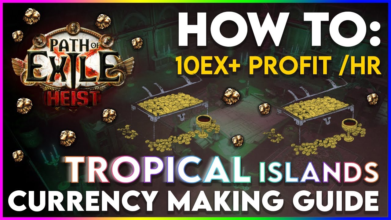 How to Make Currency in Path of Exile with Tropical Island Delirium Farming! Full Guide