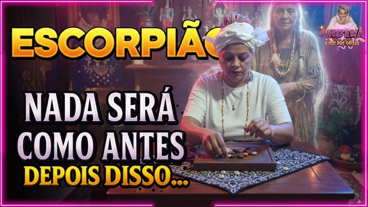 ESCORPIÃO, ESSA NOTICIA URGENTE VAI MUDAR SUA VIDA JÁ NAS PRÓX. HORAS!!