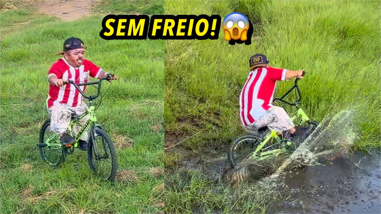 LE&Ocirc;NCIO TIROU O FREIO DA BIKE&hellip; 😳 E PILILIU SE LASCOU! 🤣 | PILILIU DA RESENHA