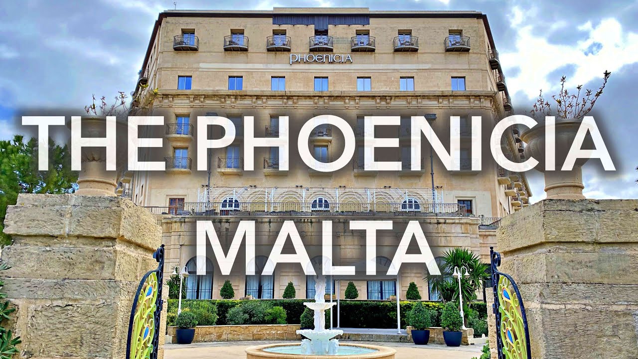 The Phoenicia Malta - 4K full video tour of Malta's iconic luxury hotel