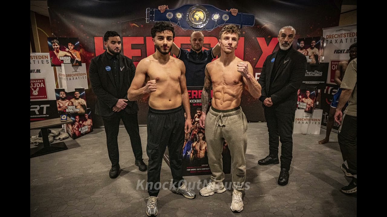Knockoutnieuws.be HERESHXL WEGING 13 FEBRUARI 2026 #knockoutnieuws #boxing #boksen #mma #ufc #sports