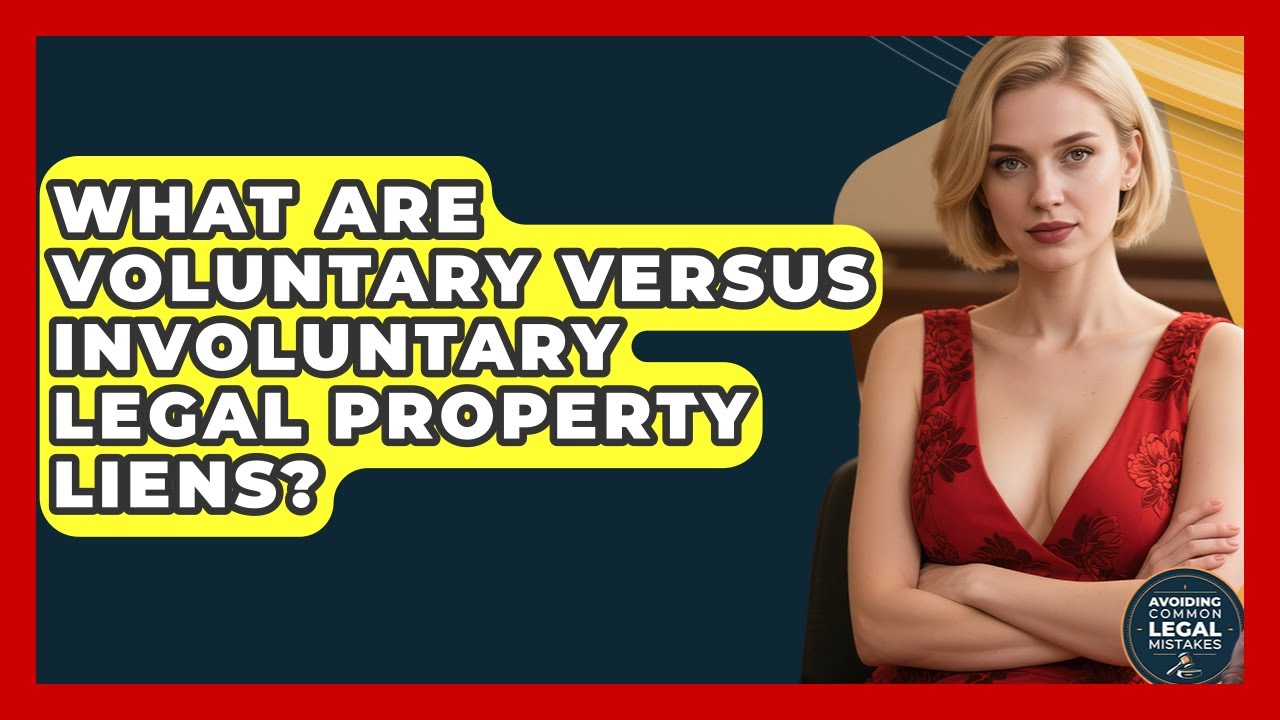 What Are Voluntary Versus Involuntary Legal Property Liens? - Avoiding Common Legal Mistakes