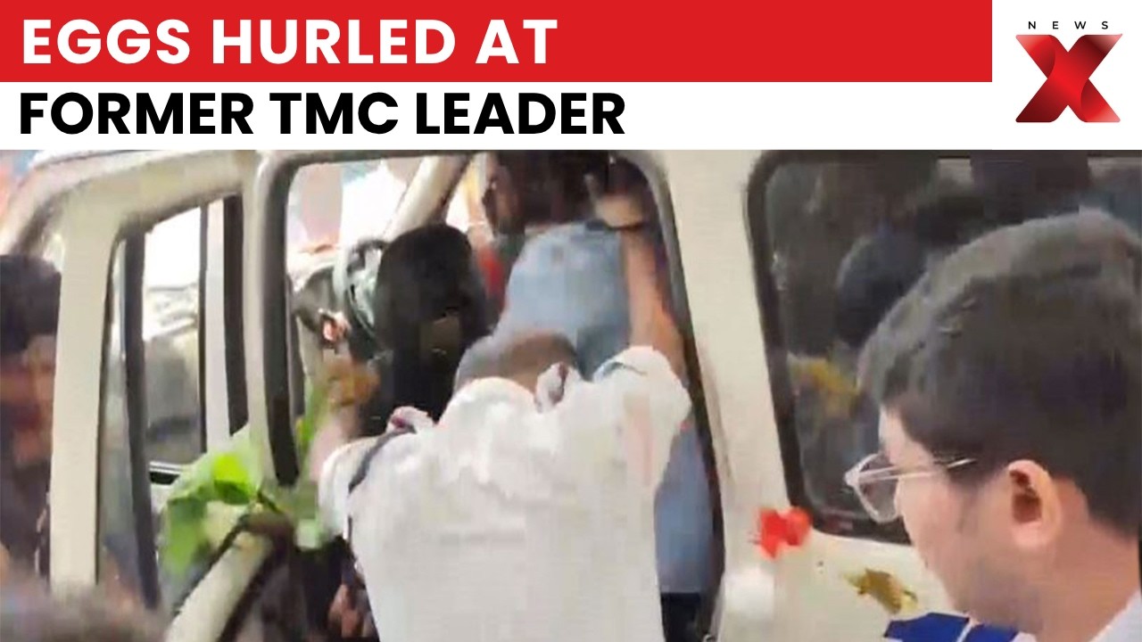 Eggs And Tomatoes Thrown At Former TMC Mayor Sabyasachi Dutta After Arrest | NewsX