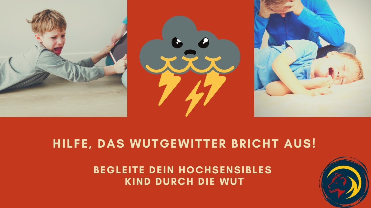 Hilfe das Wutgewitter bricht aus- Begleite dein hochsensibles Kind durch die Wut