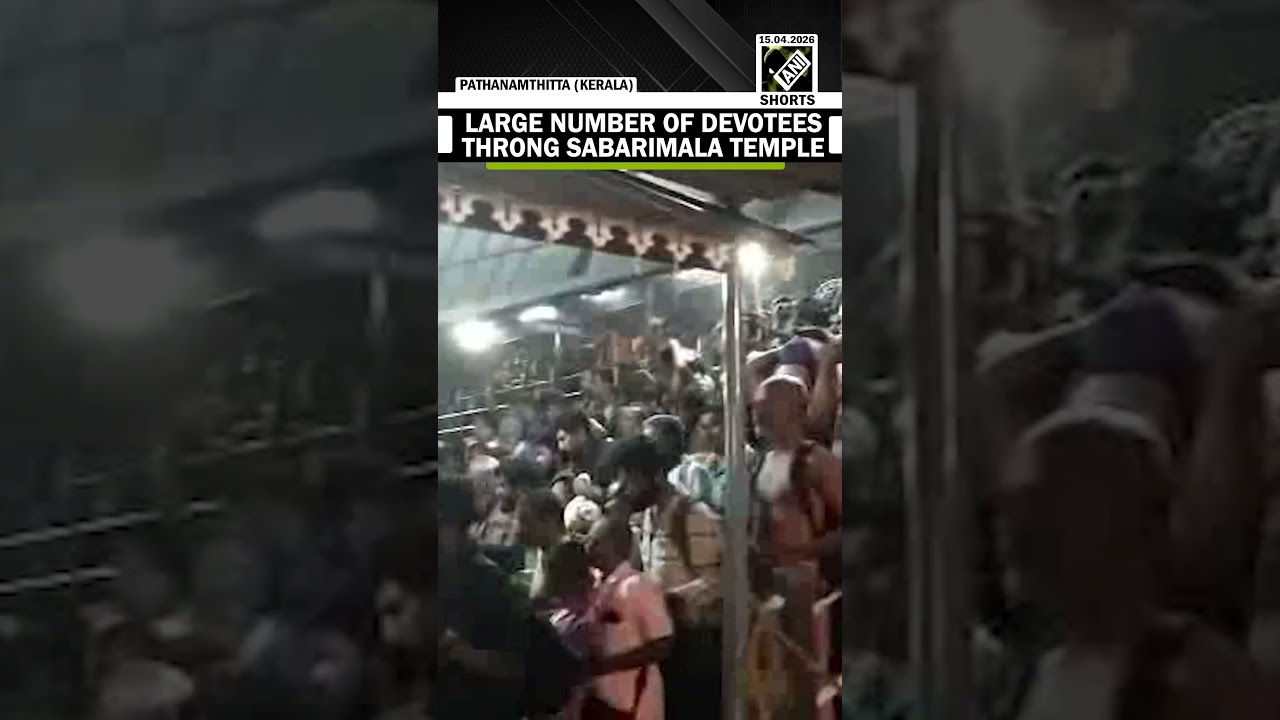 Большое количество преданных собралось в храме Сабаримала на даршан Вишу Кани.