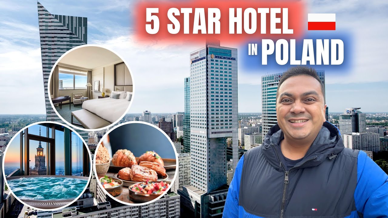 5-Star Luxury Hotel in Poland 🇵🇱 | Inside InterContinental Warsaw | Tech Travel Eat UK to Poland