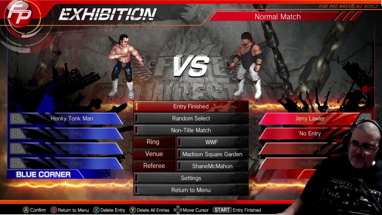 Playing Fire Pro Wrestling World