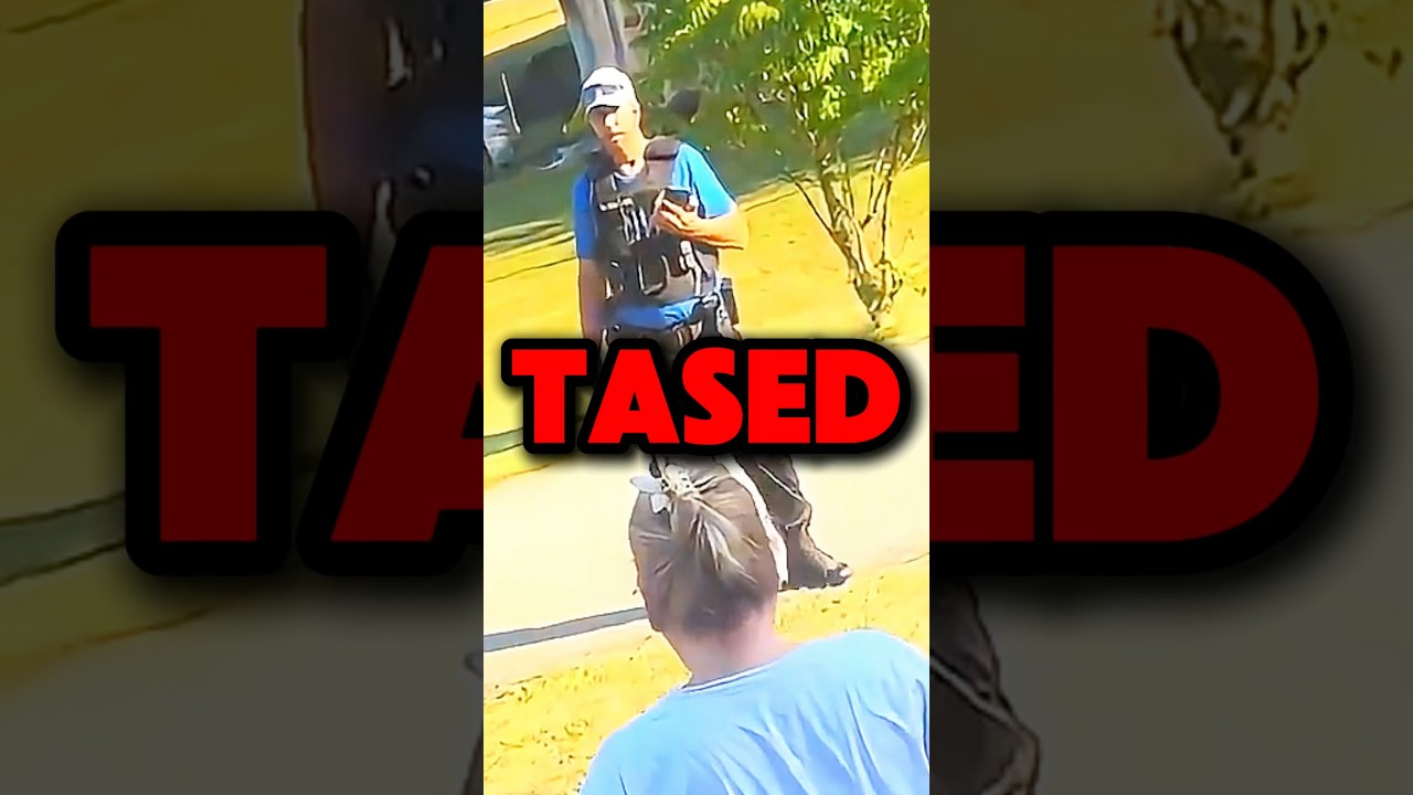 Разъяренный полицейский применил электрошокер против адвоката и тут же пожалел об этом 🤯 #шорты