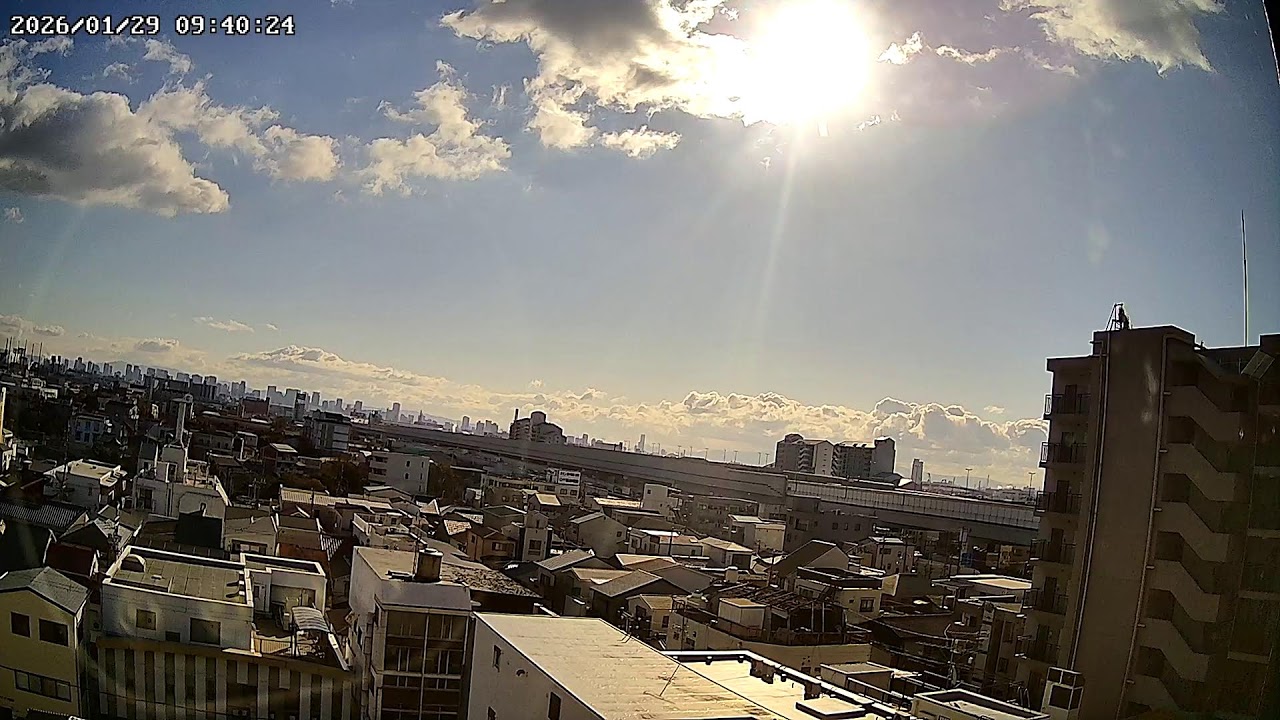 兵庫県尼崎市開明町ライブカメラ Hyogo Amagasaki Live camera.world.cam