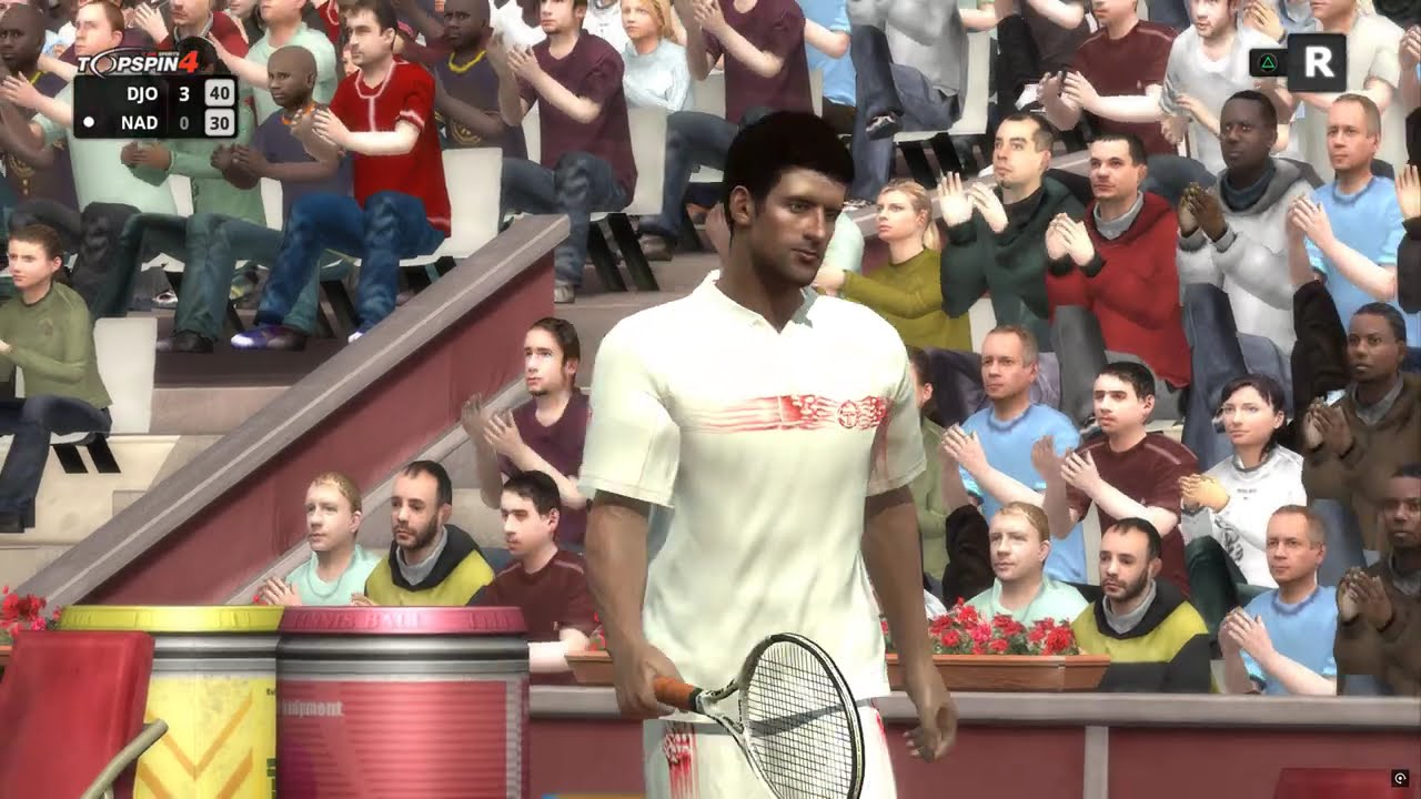 Top Spin 4 - Djokovic vs Nadal (Expert) Rome - 6:0 6:0 4K 60 FPS