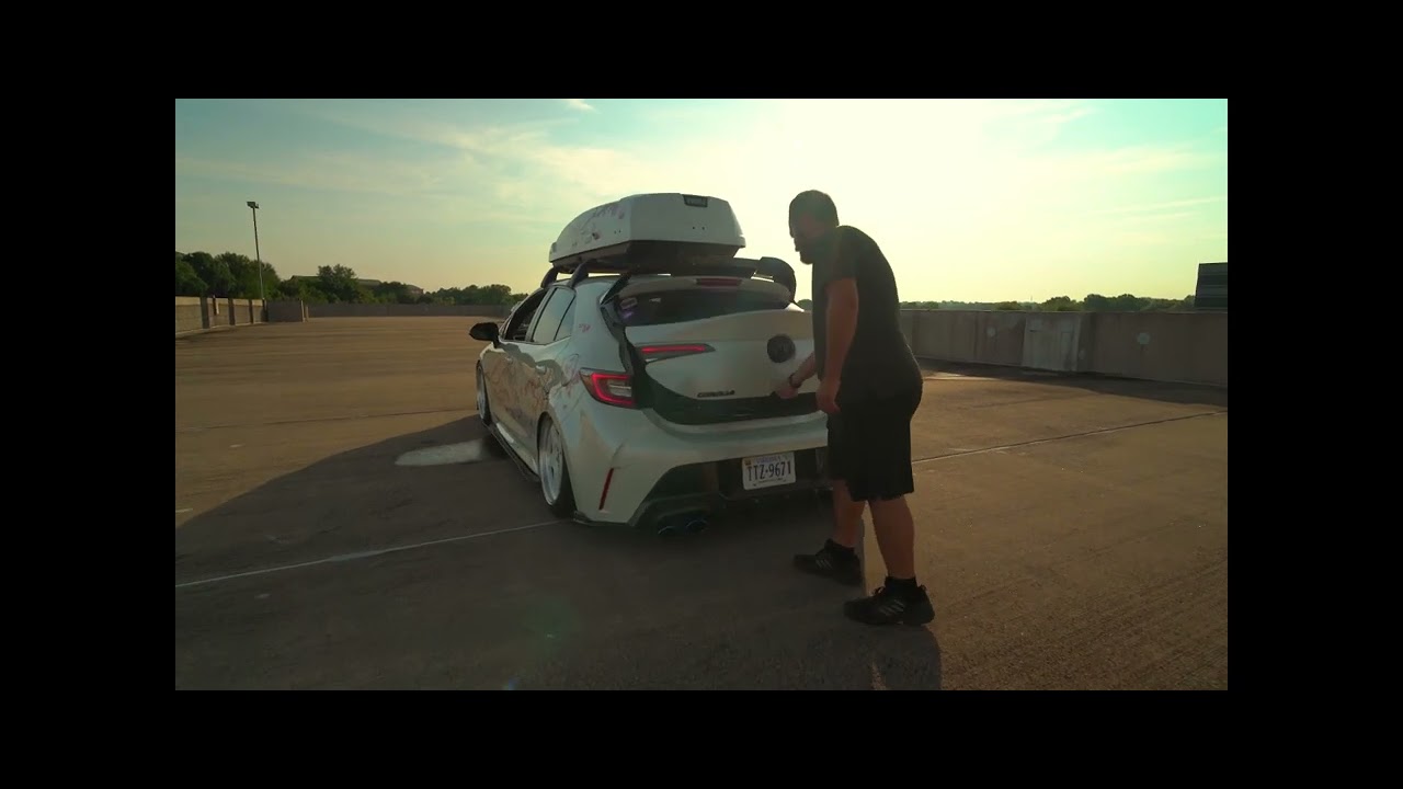 Bagged Corolla hatchback. Return of C&C 2023 (4k)