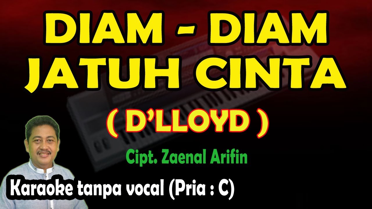 Diam diam jatuh cinta karaoke D'lloyd
