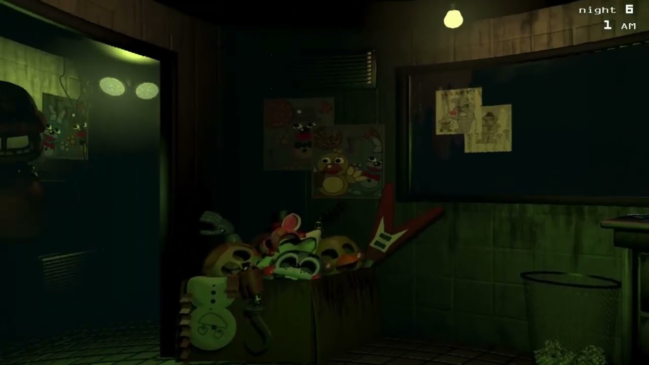 calmest fnaf 2 vs craziest fnaf 3 night