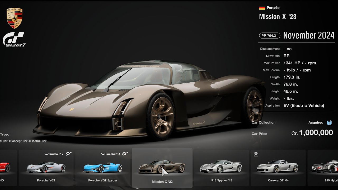 Gran Turismo 7: All Full List Brand Central & Collection 519 Cars [November 2024] [PS5Pro]