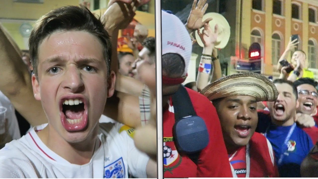ENGLAND VS PANAMA FANS SINGING IN RUSSIA!!! | World Cup 2018 Vlog
