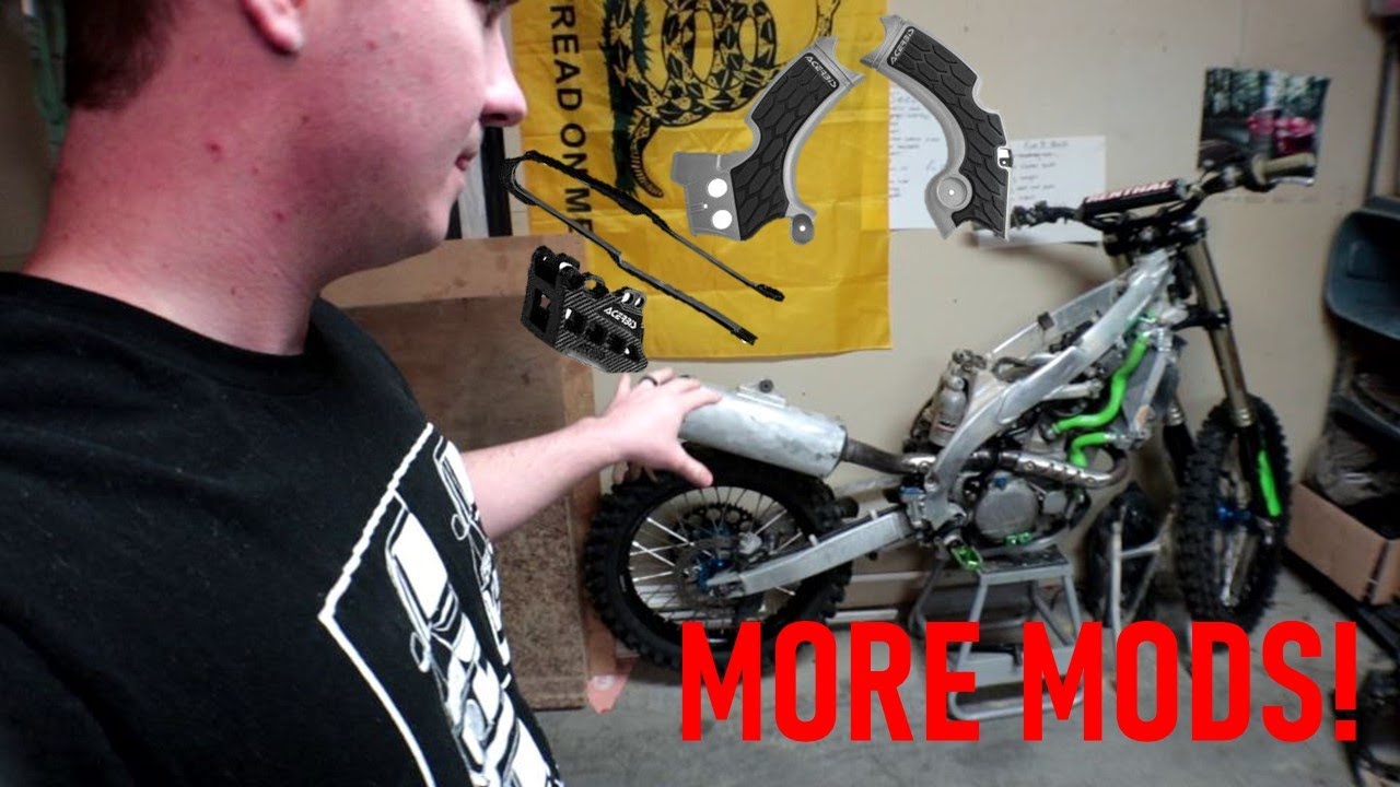 KX450F build ep. 2 Installing frame guards