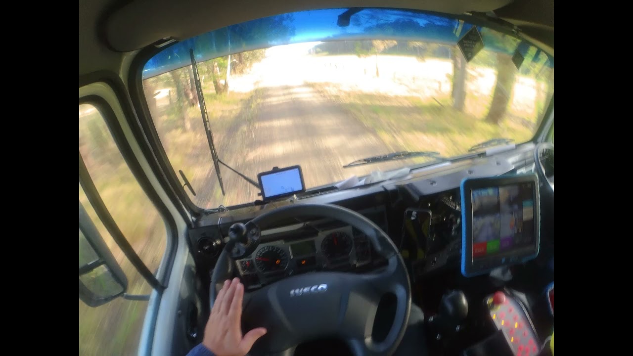 Truck walkaround, and rural drive, Acco/Bucher