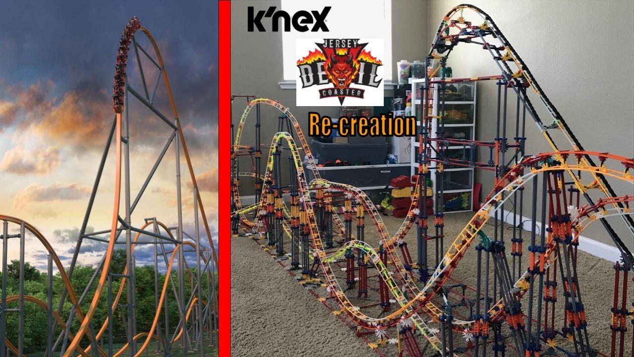 Jersey Devil Coaster - A K'NEX Re-creation