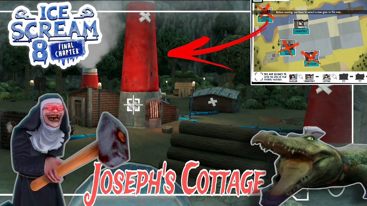 🎮 Ice Scream 8: Final Chapter – Joseph's Cottage Generator Destroy