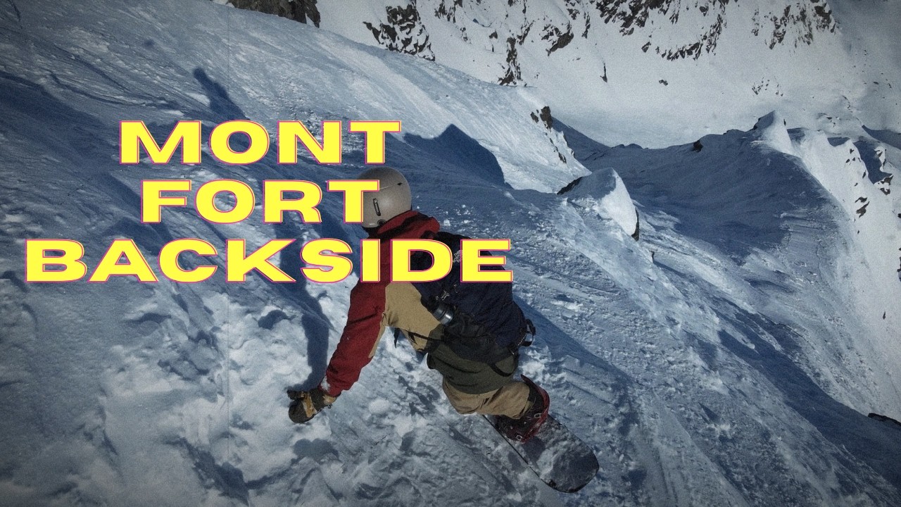 Verbier Extreme Freeride Snowboard Deneyimim || Mont Fort Backside - Dji Neo2