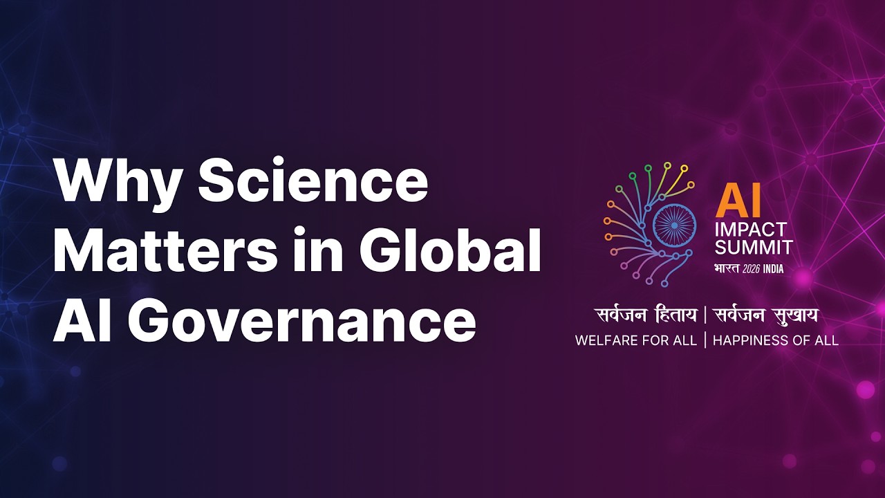 Why Science Matters in Global AI Governance
