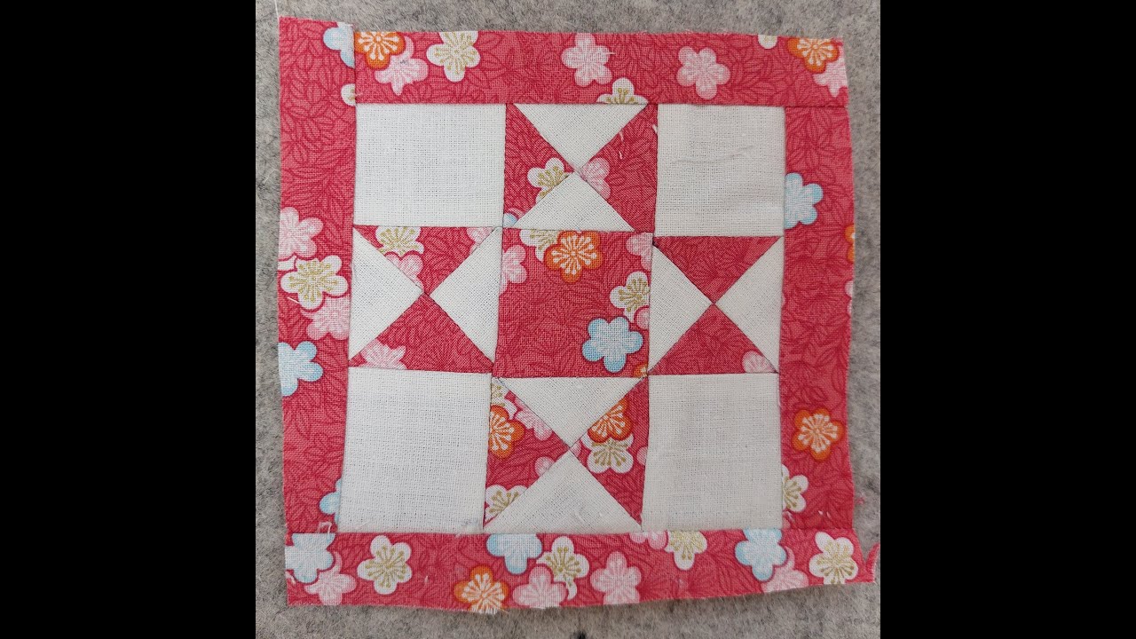 Vidéo 107 - Dear Jane en Français - Bloc H7 - Jane Stickle's quilt #dearjane #couture #quilted