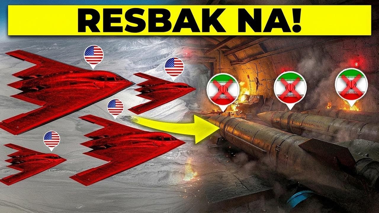 B-2 Bomber ng US, nagbagsak ng 30,000lb Bunker Buster sa Pabrika ng Misil ng Iran