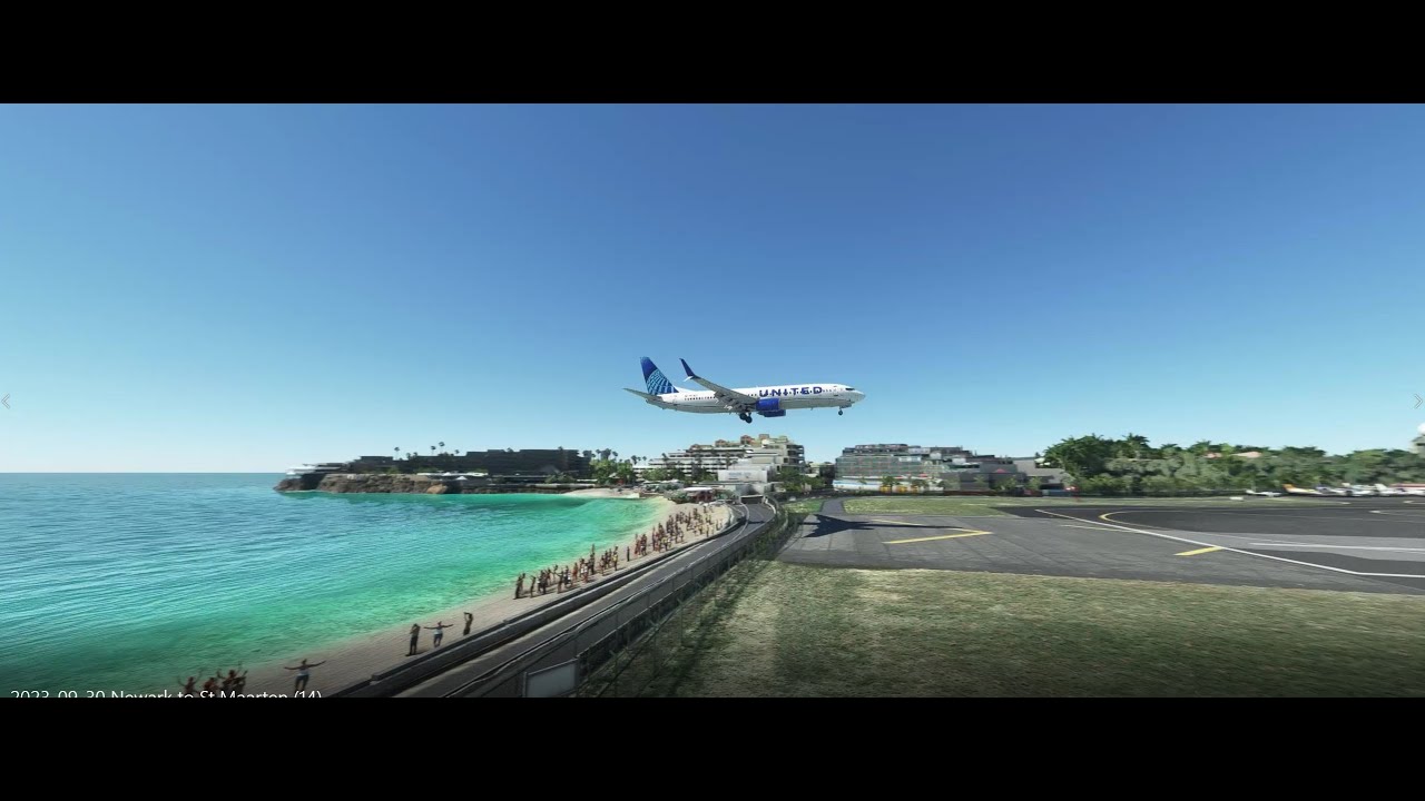 St Maarten Airport Comparison between the MSFS 2020 airport vs the paid addon by Airworthy Designs