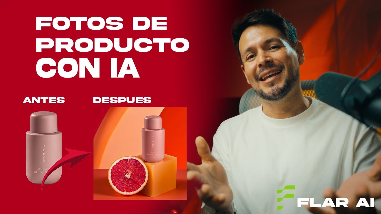 Fotografía de Producto con Inteligencia Artificial  ¡Fácil y Barato!  Flare AI Tutorial