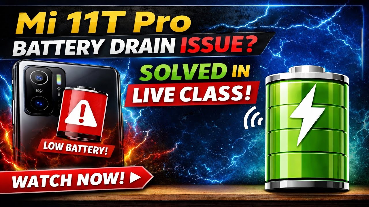 Mi 11T Pro Battery Drain Solved | 140mA Leakage Live Repair Training