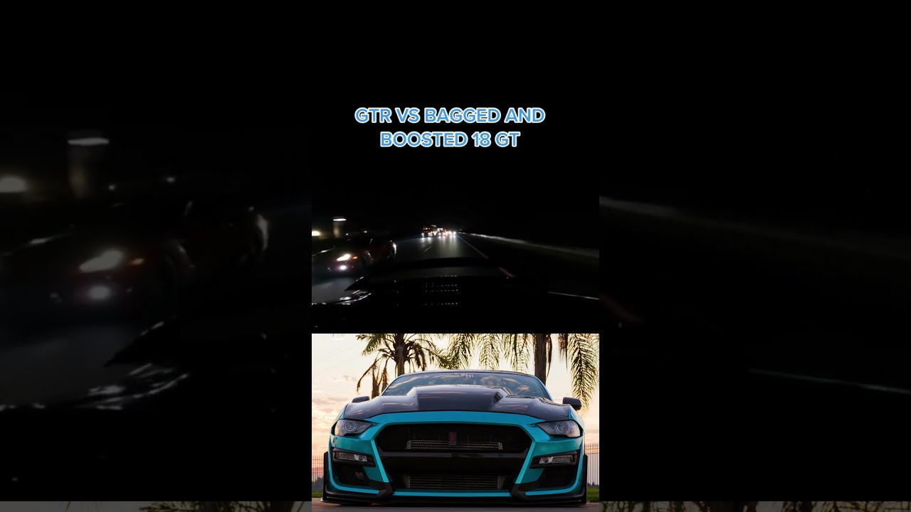 Boosted Mustang Calls Out GTR