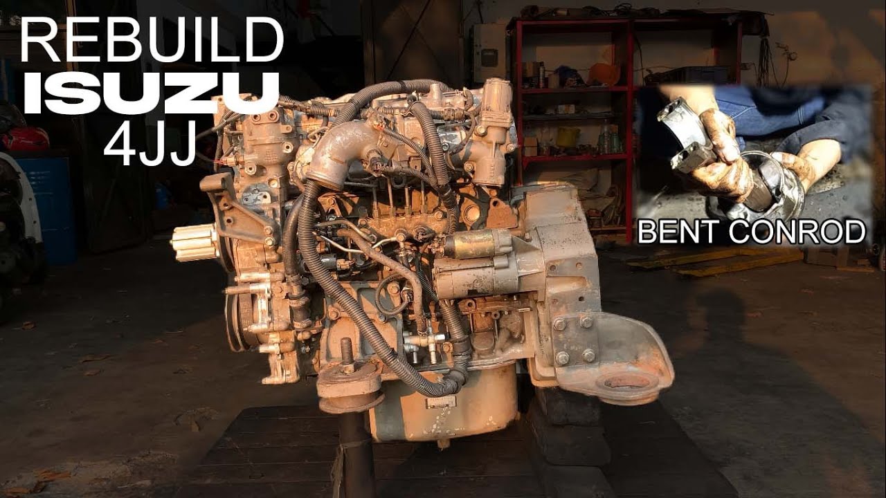 OVERHAUL / REBUILD ENGINE ISUZU 4JJ | DMAX | BENT CONROD