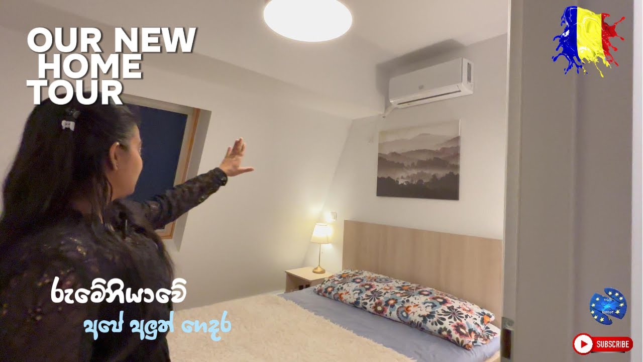 Romania New Home Tour/රුමේනියාවේ අපේ අලුත් ගෙදර #romania #bucharest #newhome #home #apartment #video