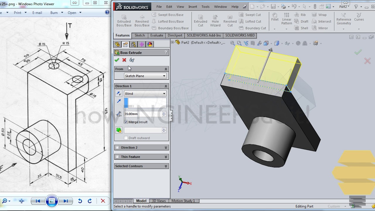 SolidWorks Beginners|Exercise 25|Practice session