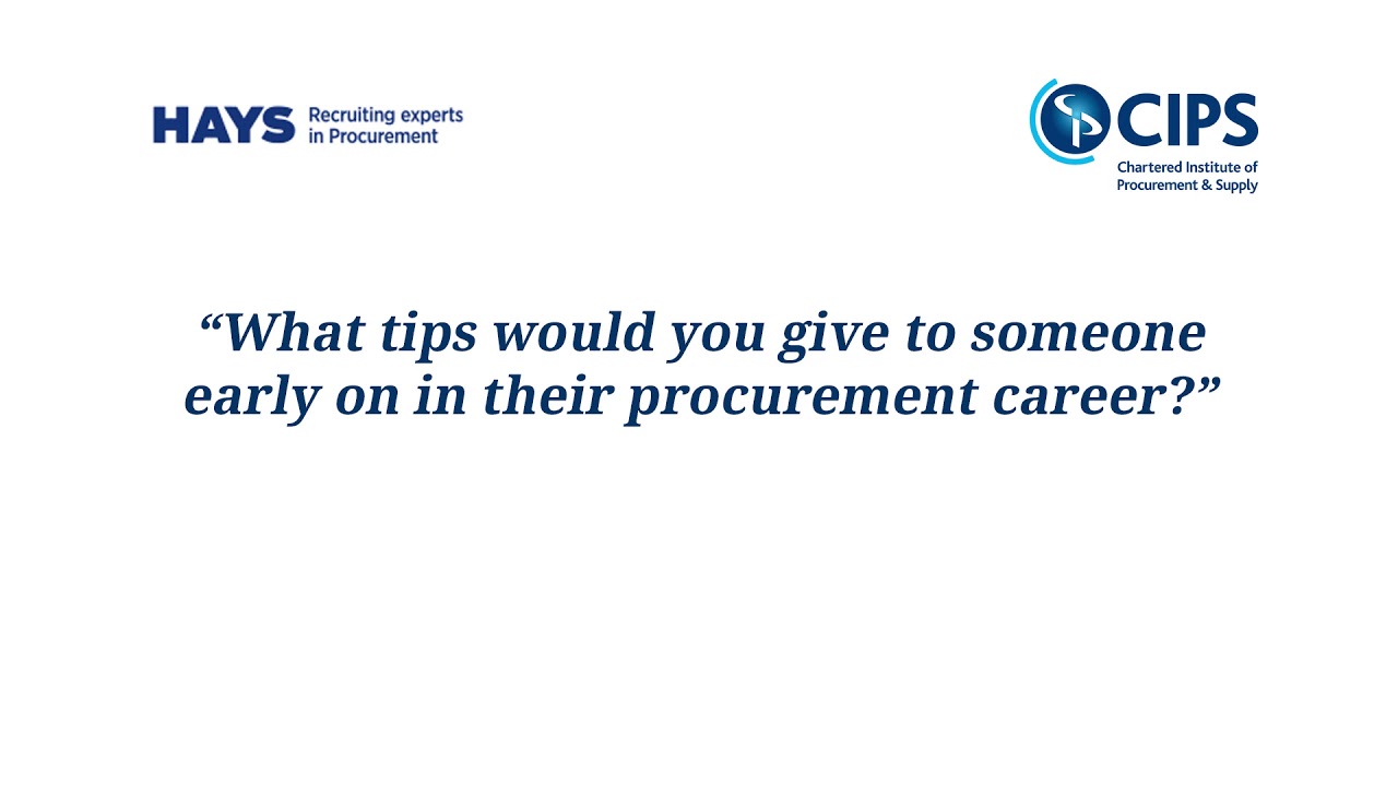 The Top 3 Tips When You are Beginning Your Procurement Career