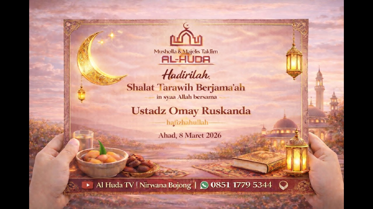 Shalat 'Isya & Tarawih Malam ke-19 Ramadan 1447 #puasa #ramadhan #UstadzOmay #AlHudaTV